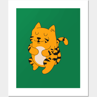 Happy Tiger Posters and Art